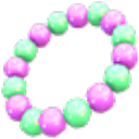 Purple & Green Beads